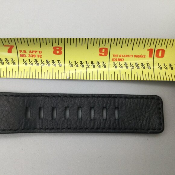 MVMT Chronograph Watch Men 45mm Ink Black Date 50M Leather Band New Battery - Picture 15 of 16